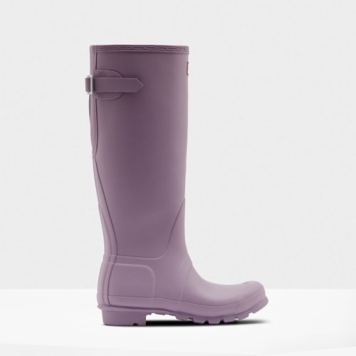 Hunter Original Back Adjustable Tall Rain Boots For Womens - NZ C3749